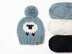 Sweet Sheep Pompom Hat Baby Children Women Toque