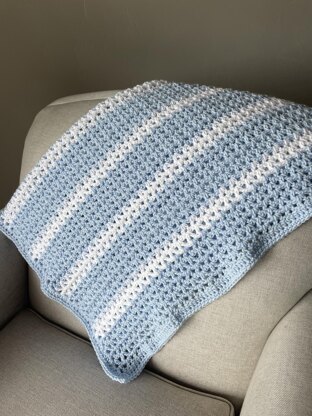 Nautical Stripes Baby Blanket