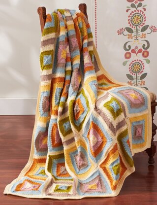 Patchwork Blanket in Patons Decor