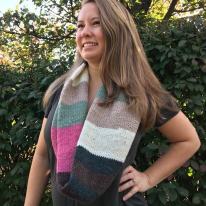 Tubular Cowl in Plymouth Yarn Hot Cakes - F826 - Downloadable PDF
