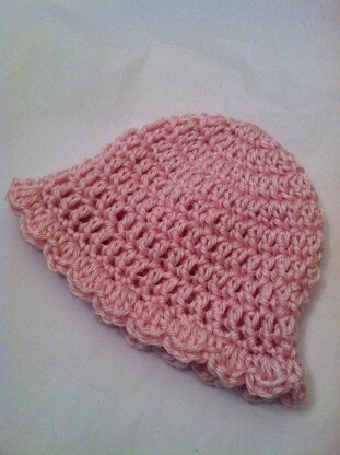 "Pink Lady" Crochet Baby Hat