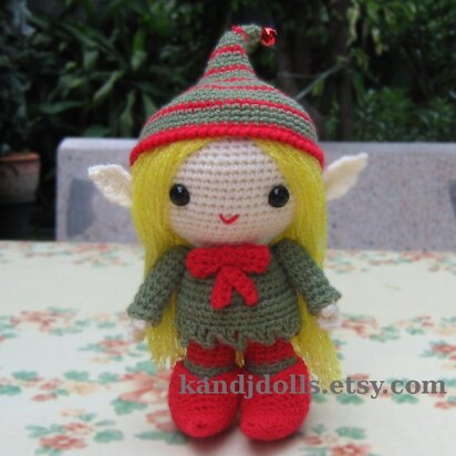 Elfy the Elf, Amigurumi crochet pattern