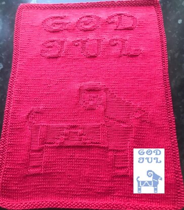 Nr. 342 Goat God Jul guest towel