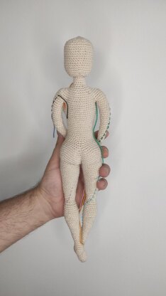 Rotating Head Doll Body Base