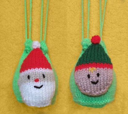 Santa/Elf Drawstring Bags