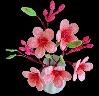 Crochet Cherry blossom