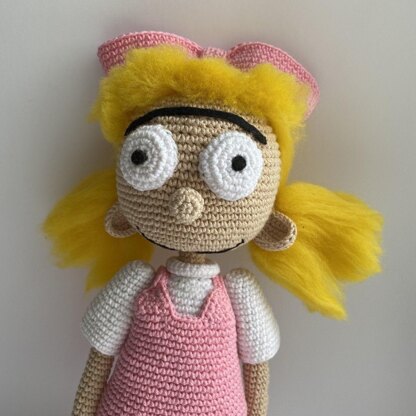 Helga by Hey Arnold PDF crochet pattern