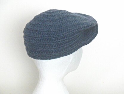 Crochet Baby Flat Cap Golf Cap