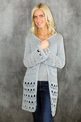 Crochet Vest Casual Flowers #1