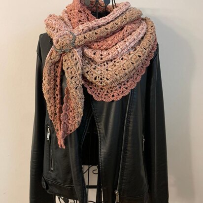 Flat Triangular Scarf "Despina"