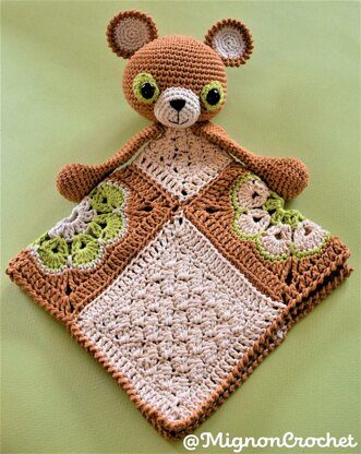 Bear Lovey blanket Oscar