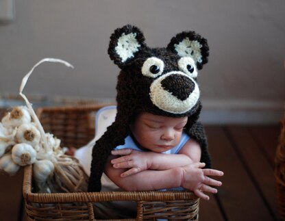 New Born Baby Bear Hat