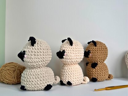 Pug Crochet No Sew