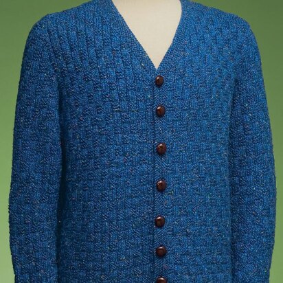 Garter Basketweave Cardigan #161