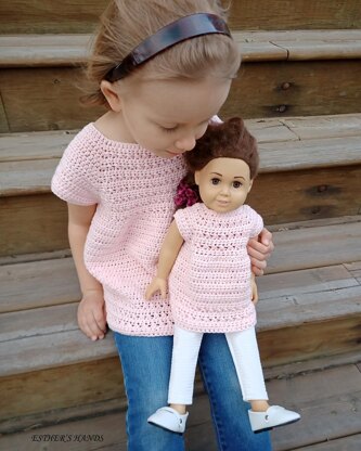 Crochet girl's dress - Sophia Tunic Dress