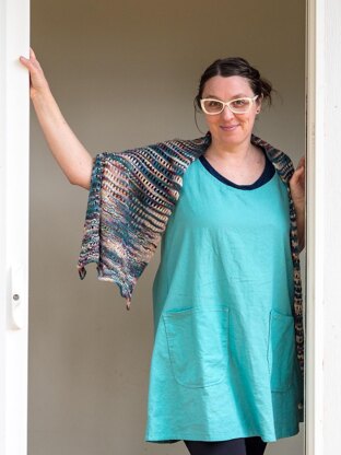 Coastal Sunset Celebration Shawl