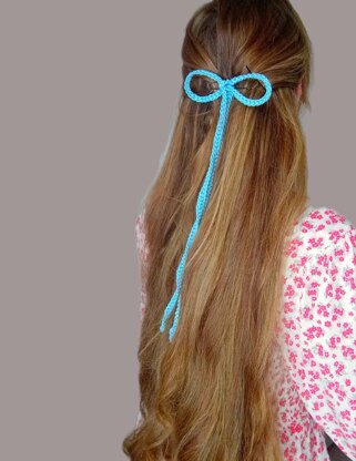 Crochet Delicate Hair Ribbon Pattern