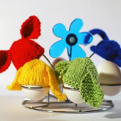 Bunny Hats for keeping warm breakfast eggs