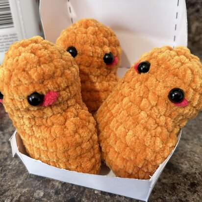 Chicken Nugget Plush Crochet Pattern