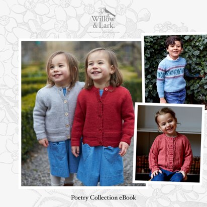 Poetry Collection eBook -  Knitting Patterns for Kids in Willow & Lark Poetry