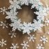 Crochet Snowflake Wreath