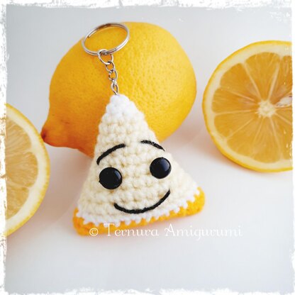 Lemon Keychain Crochet Pattern