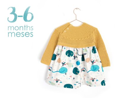 3-6 months - Prehistoric Bodice / Sweater