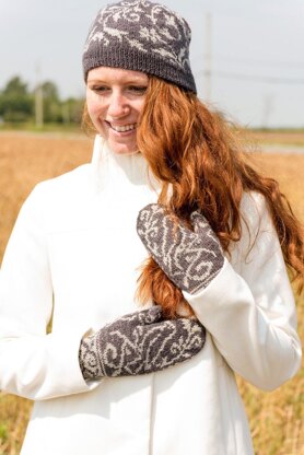 Dancing Meadow Hat and Mittens