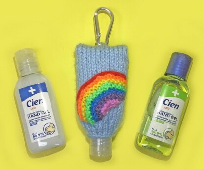 Rainbow Sanitizer Bottle Cover