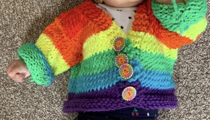 Rainbow cardigan