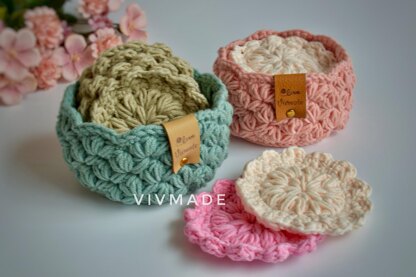 Face Scrubbies n basket Iris