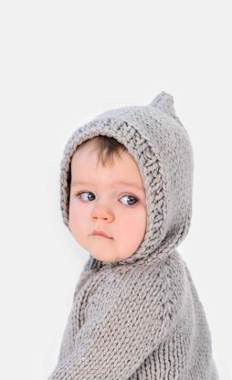 Honey Bear Hoodie & Sweetie Socks in Spud & Chloe - 92221 - Downloadable PDF