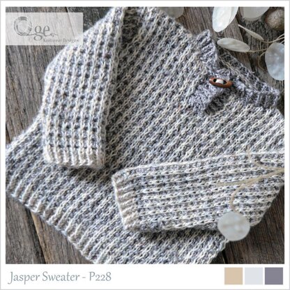 OGE Knitwear Designs P228 Jasper Sweater PDF