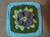 Water Lily Afghan Square