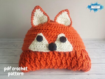 Woodland Fox Hooded Blanket For Adults & Kids