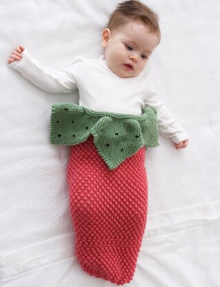 Strawberry Cocoon in Bernat Softee Baby Solids