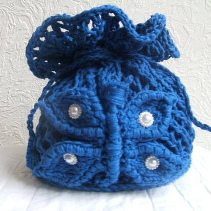 Butterfly Posy Bag - knitting pattern