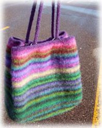 Watercolor Bag (Felted)