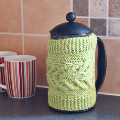 Coffee press knitting pattern #490