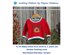 Red Nosed Reindeer Sweater (no 8) to fit from birth to 3 years old