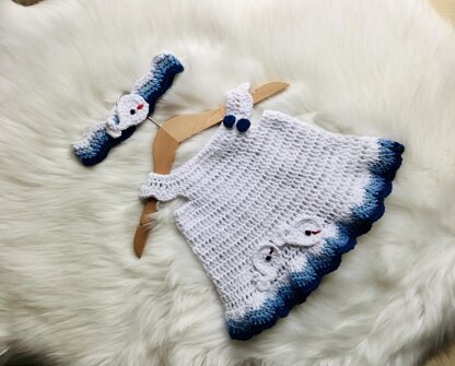 Summer Baby Dress & Headband Set N 401