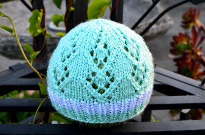 Diamond Lace Baby Hat