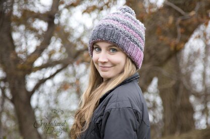 Verity Beanie Slouch Messy Bun