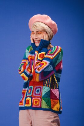 Warhol/ Pop Patch Jumper