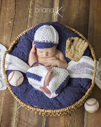 Newborn Crochet Fisherman Outfit