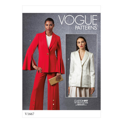 Vogue Misses Jacket V1667 - Sewing Pattern