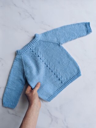 Berwick Baby and Children's Sweater in DK yarn - Ages 0 - 10 years