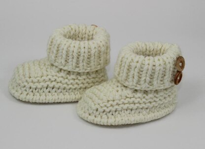 Baby Chunky 2 Button Booties