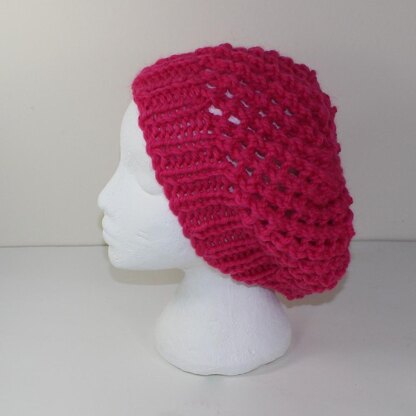 Super Chunky Lace Slouch Hat