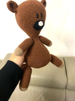 PATTERN - Crochet Mr Bean Teddy Bear